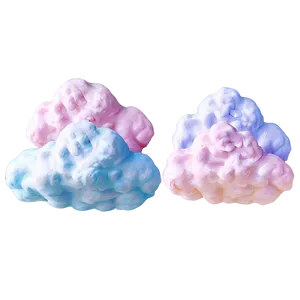 Dreamy Cotton Candy Clouds Png Ctf39 PNG image