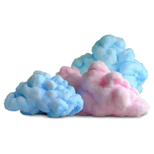 Dreamy Cotton Candy Clouds Png Cvm PNG image
