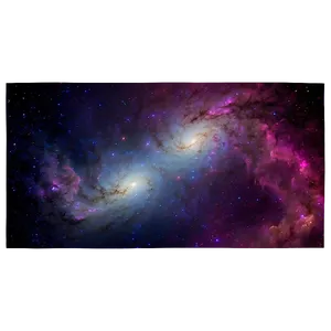 Dreamy Galaxy Stars Visualization PNG Txu59
