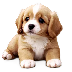 Dreamy Kawaii Puppy Png 54 PNG image