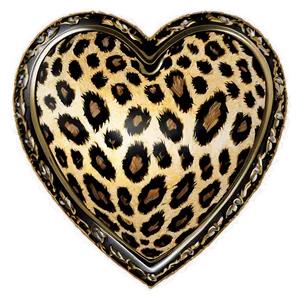 Dreamy Leopard Heart PNG Ano30 PNG
