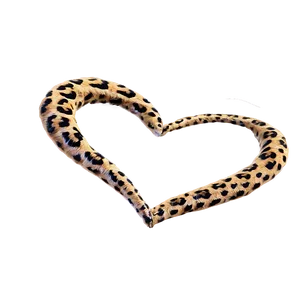 Dreamy Leopard Heart PNG Fbg