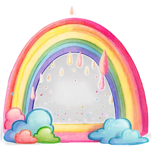 Dreamy Pastel Rainbow Png Vpr48 PNG image