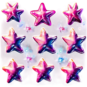 Dreamy Pink Stars Png Jtb97 PNG image