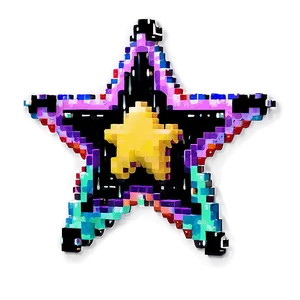 Dreamy Pixel Star PNG Xef