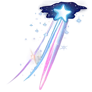 Dreamy Shooting Star Night Png 18 PNG image