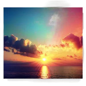 Dreamy Sunrise Horizon Png 05212024 PNG image