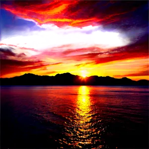 Dreamy Sunrise Horizon Png 05212024 PNG image