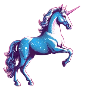 Dreamy Unicorn Silhouette Png 06282024 PNG image