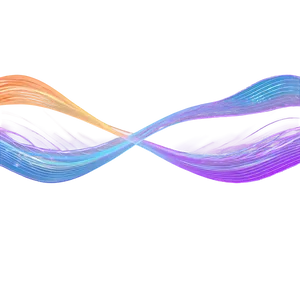 Dreamy Wavy Lines Scene PNG Tcc73