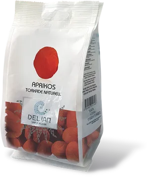 Dried Apricots Packaging PNG image