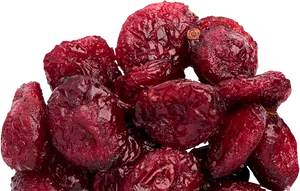 Dried Cranberries Heap PNG image