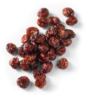 Dried Cranberries Top View PNG image