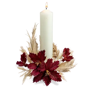 Dried Flower Candle Embeds Png 79 PNG image