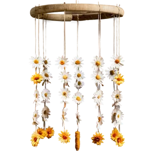 Dried Flower Mobiles For Nursery Png 06122024 PNG image