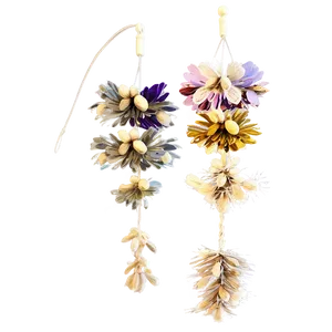 Dried Flower Mobiles For Nursery Png 06122024 PNG image