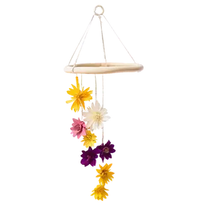 Dried Flower Mobiles For Nursery Png Gqm91 PNG image