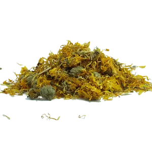 Dried Marigold Flowers Heap