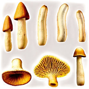 Dried Mushrooms Png 05242024 PNG image