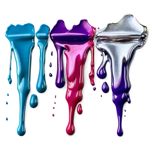 Dripping Paint Streak PNG Lip32 PNG