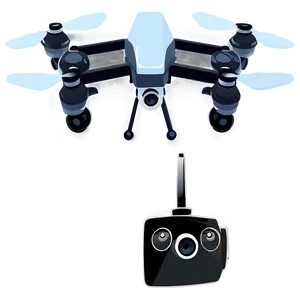 Drone Surveillance Camera PNG Wge PNG