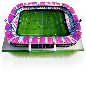 Drone View Soccer Stadium Png 06252024 PNG image