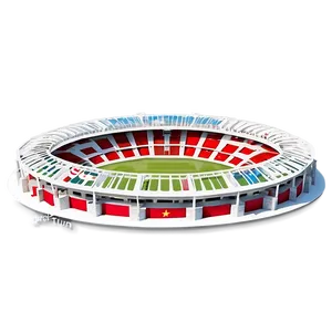 Drone View Soccer Stadium PNG Vui18