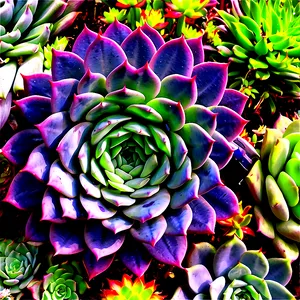 Drought Tolerant Succulents PNG Udd PNG