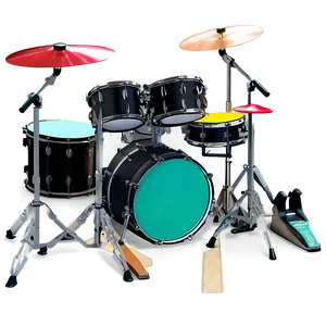 Drum Kit Isolated PNG Rho87 PNG