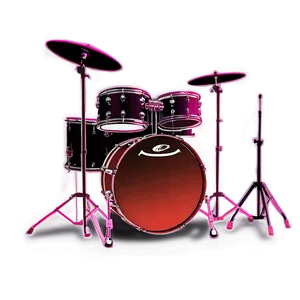 Drum Kit Silhouette Png Fhc PNG image