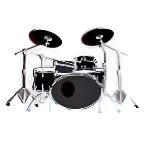 Drum Kit Silhouette Png Juf PNG image