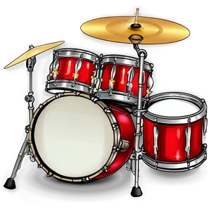 Drum Set Music Clipart PNG 06272024 PNG