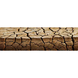 Dry Earth Crack PNG 30