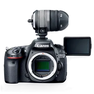 Dslr Camera With Flip Screen PNG Mdn PNG