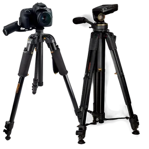 Dslr Camera With Tripod PNG Oib68 PNG