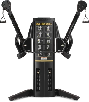 Dual Cable Cross Machine Freemotion Fitness Equipment PNG image