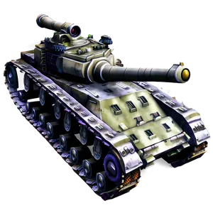 Dual Cannon Tank Png 05232024 PNG image