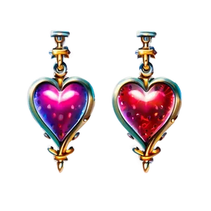 Dual Heart Fusion PNG A