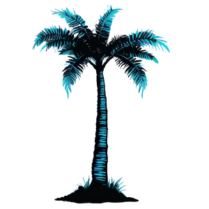 Dual Palm Tree Silhouette PNG 41 PNG