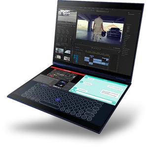 Dual Screen Professional Laptop