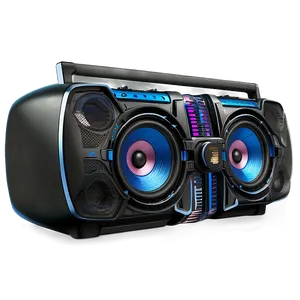 Dual Speaker Boombox Png 05242024 PNG image