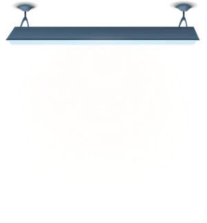 Dual Spotlightson Dark Background
