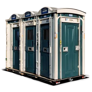 Dual Stall Portable Restroom PNG 45 PNG