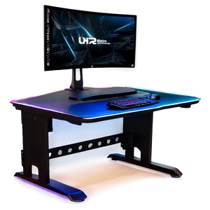 Dual-tier Gaming Desk Png Ysb83 PNG image