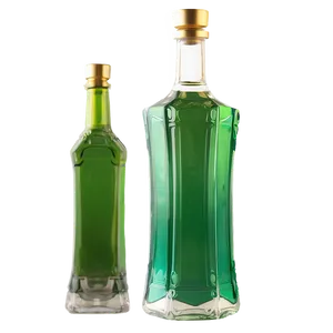 Dual-tone Liquor Bottle PNG 06132024