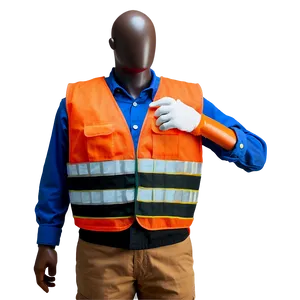 Dual Tone Safety Vest PNG Fsk33 PNG