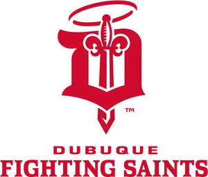 Dubuque Fighting Saints Logo PNG image
