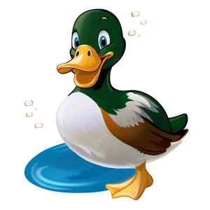 Duck Family Cartoon PNG 05032024