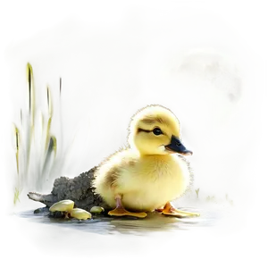 Duckling At Night PNG Sel59 PNG