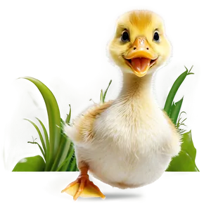 Duckling Jumping PNG 06202024 PNG